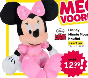 Intertoys Pluchen Minnie Mouse - 35 cm aanbieding