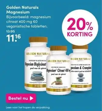 DA Golden Naturals Magnesium aanbieding