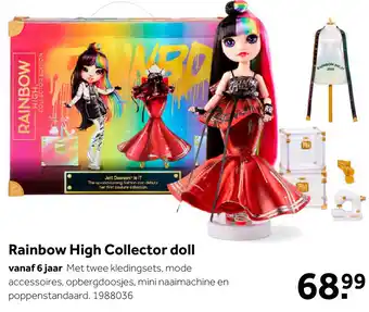 Intertoys Rainbow High 2021 verzamelaarspop Jett Dawson aanbieding