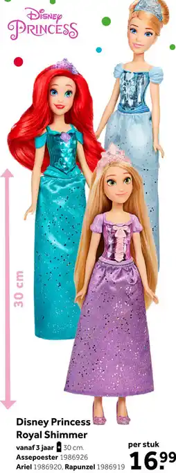 Intertoys Disney Princess Royal Shimmer pop Rapunzel aanbieding