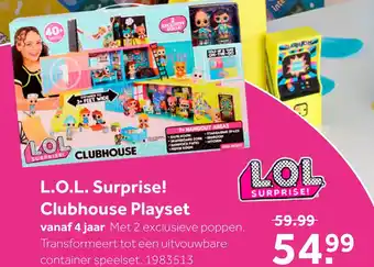 Intertoys L.O.L. Surprise! Clubhouse speelset aanbieding