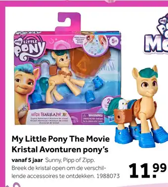 Intertoys My Little Pony kristal avonturen pony aanbieding