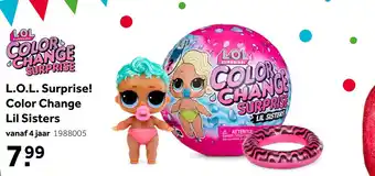 Intertoys L.O.L. Surprise! Color Change Lil Sisters aanbieding