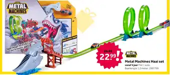 Intertoys Zuru Metal Machines Shark Attack Building racebaanset aanbieding