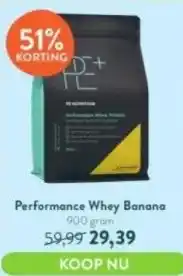 Holland & Barrett Performance Whey Banana aanbieding