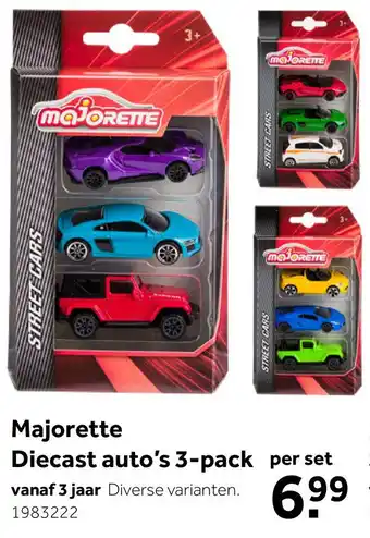 Intertoys Diecast Majorette auto's aanbieding