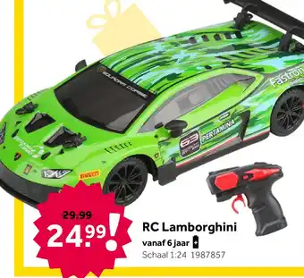 Intertoys Op afstand bedienbare Lamborghini - 1:24 - groen aanbieding