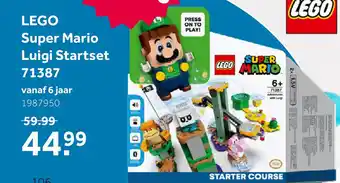 Intertoys LEGO Super Mario avonturen met Luigi starterset 71387 aanbieding