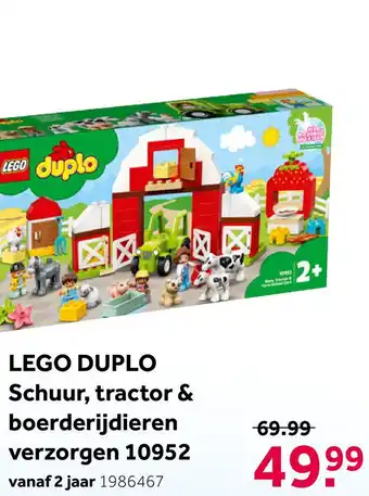 Intertoys LEGO DUPLO boerderijdieren verzorgen 10952 aanbieding