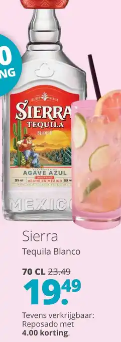 Mitra Sierra Tequila Blanco aanbieding