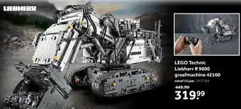 Intertoys LEGO Technic Liebherr R 9800 graafmachine 42100 aanbieding