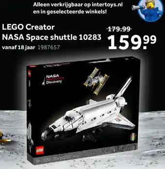 Intertoys LEGO Creator Expert Creator NASA Space Shuttle Discovery 10283 aanbieding