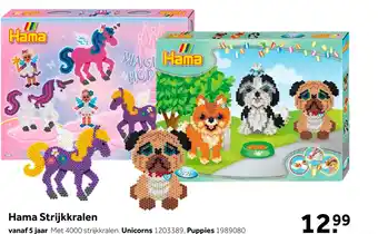 Intertoys Hama strijkkralen eenhoorns - 4000-delig aanbieding