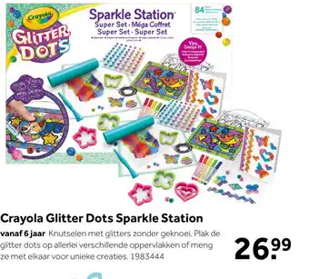 Intertoys Glitter Dots Sparkle Station Deluxe aanbieding