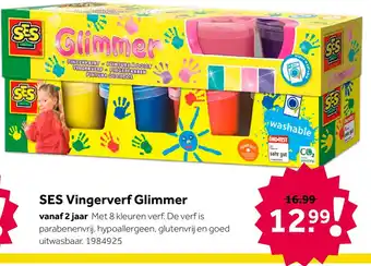 Intertoys SES Creative glimmer vingerverf aanbieding