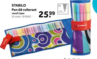 Intertoys STABILO Pen 68 rollerset Just Like You editie aanbieding