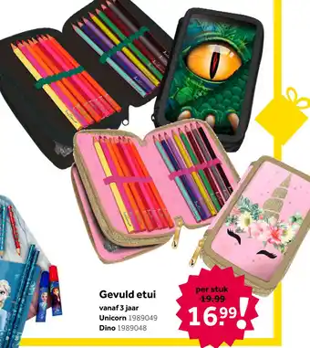 Intertoys Dino gevulde pennentas aanbieding