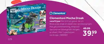 Intertoys Clementoni mecha dragon aanbieding