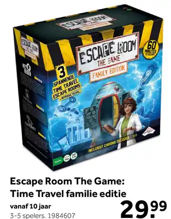 Intertoys Escape Room: The Game familie editie aanbieding