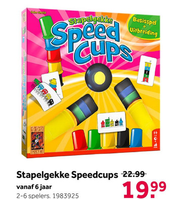Intertoys Stapelgekke speedcups aanbieding