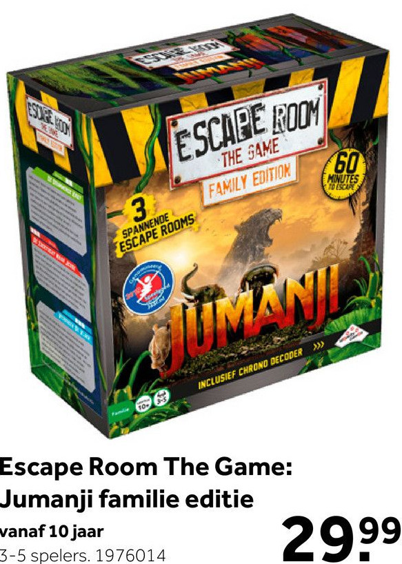 Escape Room The Game Jumanji aanbieding bij Intertoys
