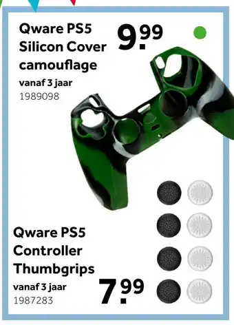 Intertoys PS5 Qware silicon controller skin - camouflage aanbieding