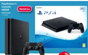 Intertoys PS4 Slim 500GB - zwart aanbieding