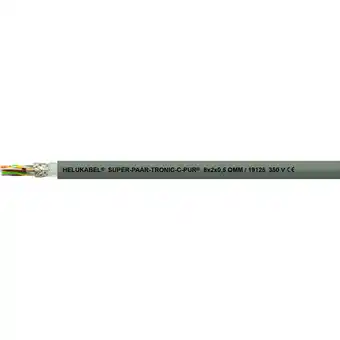 Conrad Helukabel 19133 Geleiderkettingkabel S-PAAR-TRONIC-C-PUR 12 x 0.75 mm² Grijs 100 m aanbieding