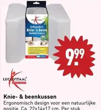 ALDI LUCOVITAAL Knie- & beenkussen aanbieding