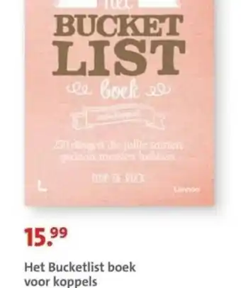 Bruna Het Bucketlist boek voor koppels aanbieding