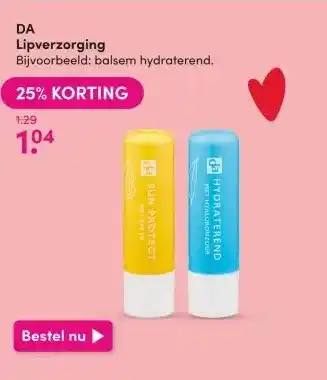 DA DA Lipverzorging aanbieding