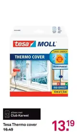 Karwei Tesa Thermo cover aanbieding