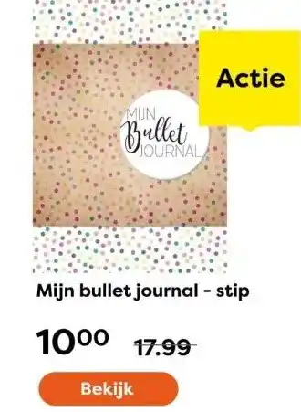 The Read Shop Mijn bullet journal - stip aanbieding