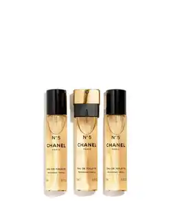ICI Paris XL Chanel Eau De Toilette Tasverstuiver Navulling Chanel - N°5 Eau De Toilette Tasverstuiver Navulling - 3 ST aanbieding
