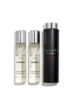 ICI Paris XL Chanel Eau De Toilette Navulbare Reisverstuiver Chanel - Allure Homme Sport Eau De Toilette Navulbare Reisverstuiver - 3 ST aanbieding