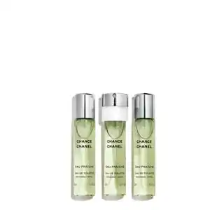 ICI Paris XL Chanel Eau De Toilette Twist And Spray Navulling Chanel - Chance Eau Fraîche Eau De Toilette Twist And Spray Navulling - 3 ST aanbieding