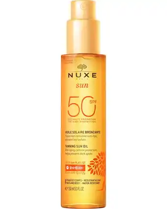 ICI Paris XL Nuxe Bruiningsolie Hoge Bescherming Spf50 Gelaat En Lichaam Nuxe - Nuxe Sun Bruiningsolie Hoge Bescherming Spf50 Gelaat En Li aanbieding