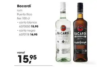 HANOS Bacardi 100cl aanbieding