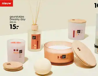 HEMA Geurstokjes Dreamy Day 200 ml aanbieding