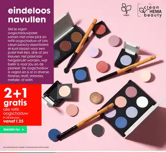 HEMA Alle Refill-Oogschaduw aanbieding