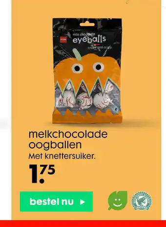 HEMA Melkchocolade Oogballen aanbieding