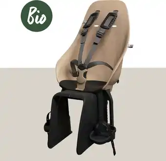 Bol.com Urban Iki Bio Fietsstoeltje Achter - Oishi Beige/ Bincho Black aanbieding