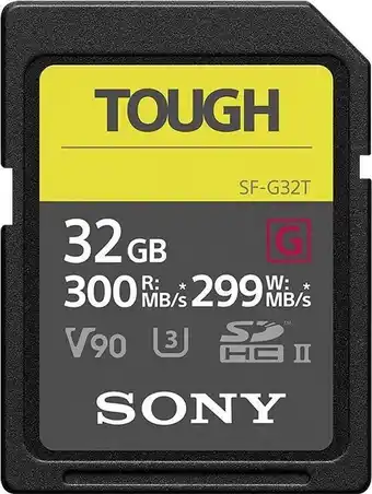 Bol.com Sony Tough Professional SDHC 32 GB - CL10 UHS-II R300 W299 aanbieding