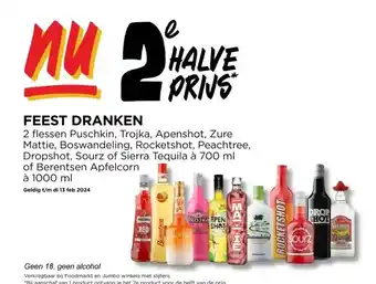 Jumbo FEEST DRANKEN aanbieding