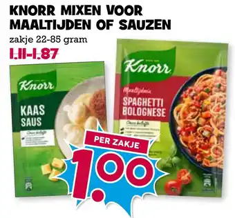 Boon`s Markt KNORR MIXEN VOOR MAALTIJDEN OF SAUZEN aanbieding