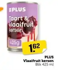 Coop PLUS Vlaaifruit kersen aanbieding