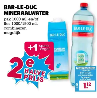Boon`s Markt BAR-LE-DUC MINERAALWATER aanbieding