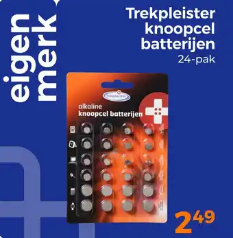 Trekpleister Trekpleister knoopcel batterijen aanbieding