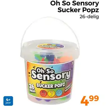 Trekpleister Oh So Sensory Sucker Popz aanbieding