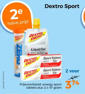 Trekpleister Dextro Sport aanbieding